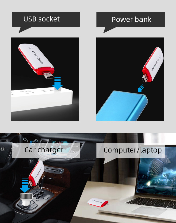CE 4G USB Wifi Modem Unlocked Sim Card Modem Router