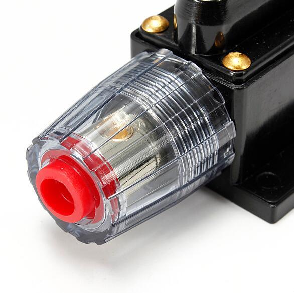 50A 50AMP Car Audio Circuit Breaker Inline Fuse Holder for 12V System Protection