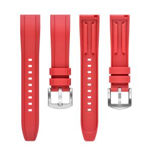 China Soft TPU Silicone Sport Watch Strap Replacement 20 22 24 26mm wholesale