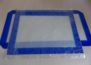 China Oven Safe Silicone Baking Mat coated with Fiberglass wholesale