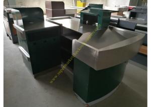 China Stainless Steel Supermarket Checkout Counter wholesale