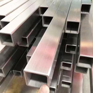 China OD 6mm - 2500mm Stainless Steel Square Pipe 304 304L 310 316L 430 410 wholesale