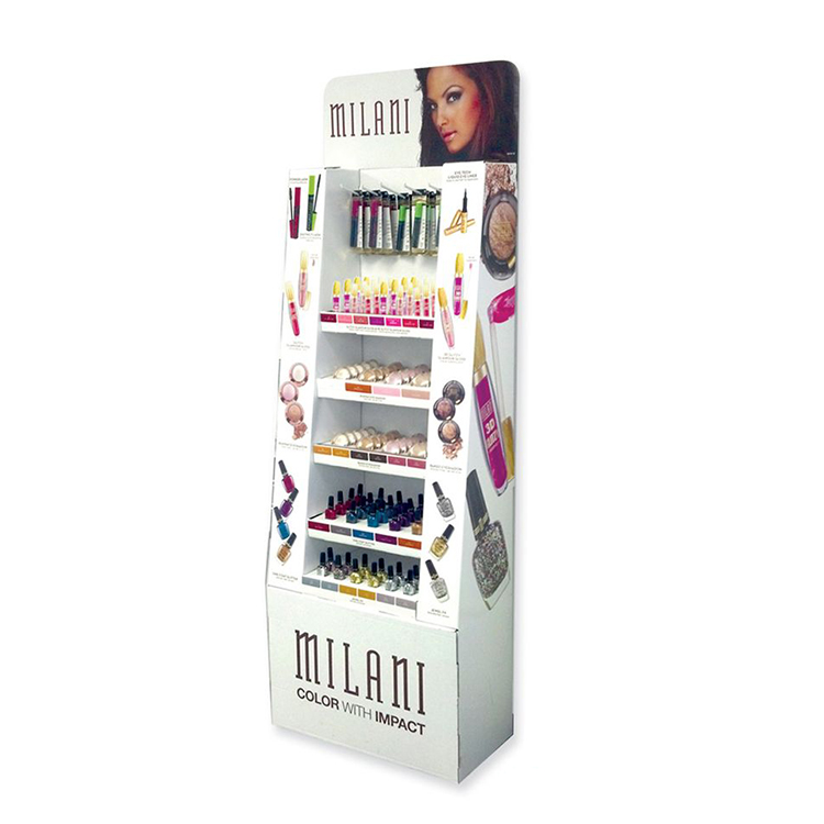 Christmas Promotion Cardboard Display Stand Beer Display Rack For Supermarket