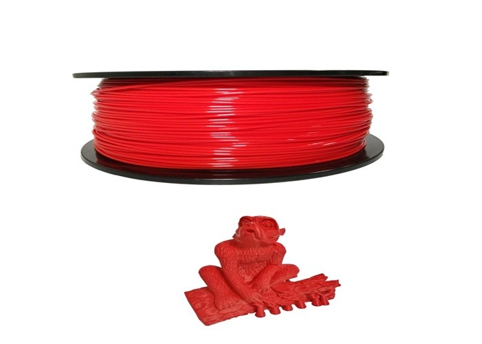 Red PLA 3D Printer Filament 1.75mm Flexible 3d Filament For 3d Pen / 3d Printer