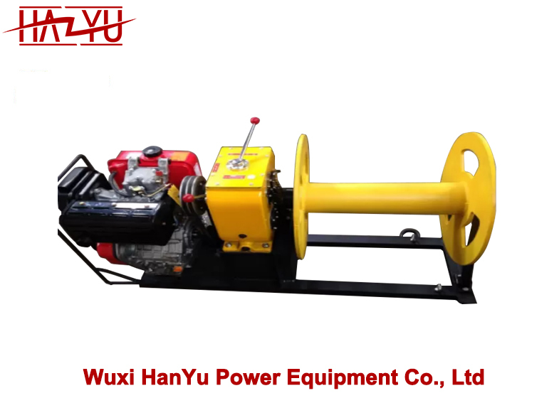 China 50kn Wire Rope Traction Winch for Power Line Construction wholesale
