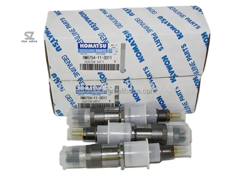 Get 6754-11-3011 PC200-8 Excavator Engine Parts Injector Assembly at Best