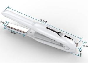 China PET Housing 4000mA Battery 3 Hours Rechargeable Hair Straightener wholesale