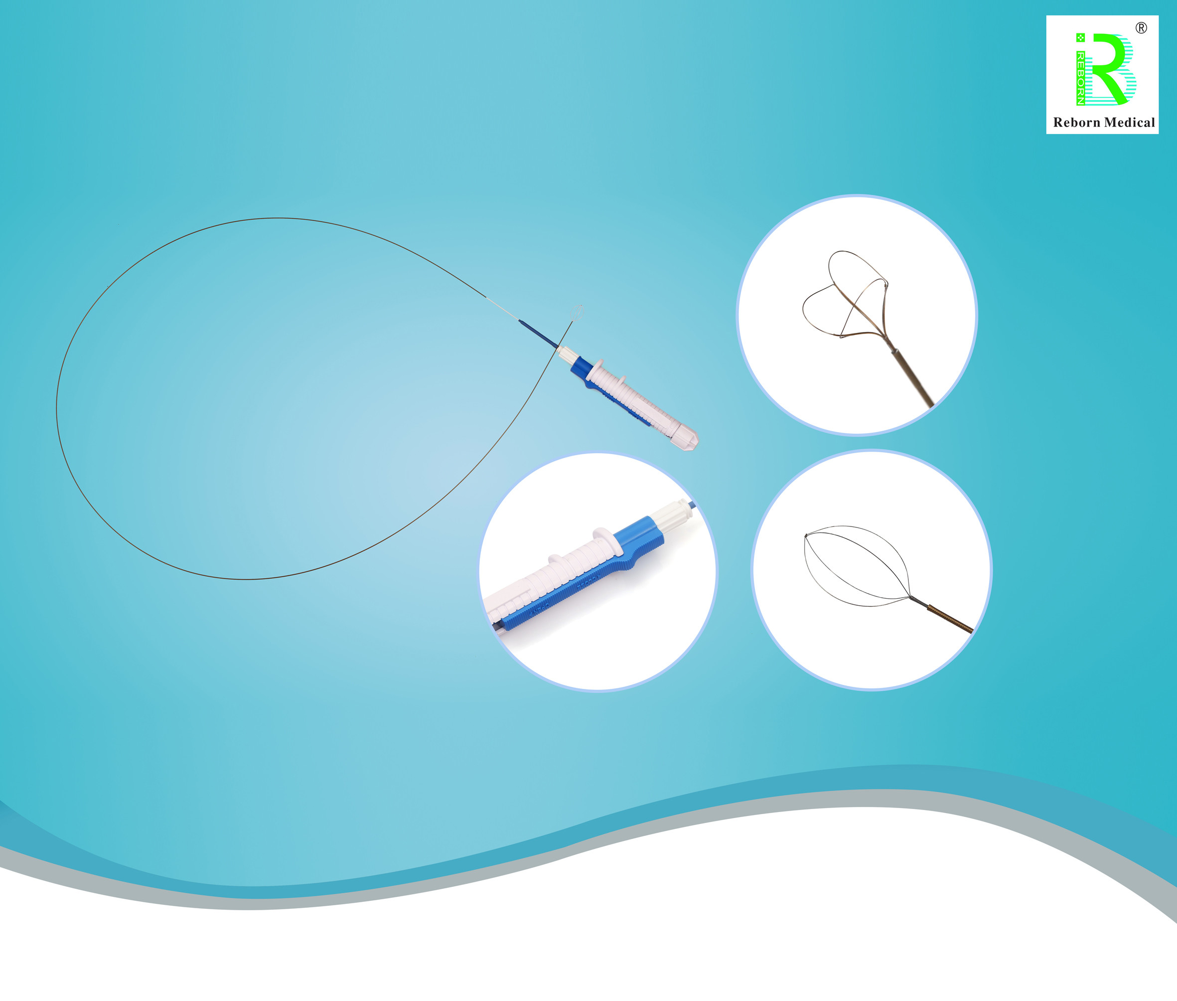 CE Urology Disposable Nitinol Tipless Stone Retrieval Basket 1.7-2.2Fr