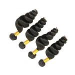 Natural Brown Loose Curly Brazilian Remy Virgin Hair No Synthetic Hair