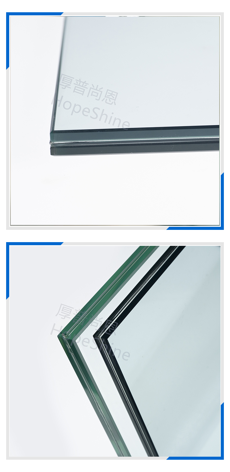 Fashion Building 3300*2140mm Pvb Film 0.38-3.8mm Laminated Glass For Curtain Wall