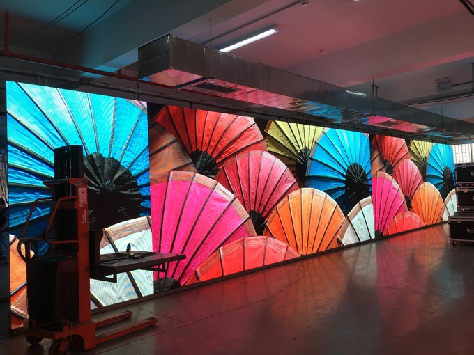 Movable P2.6 P3.91 Rental Led Wall Screen Display Indoor OEM ODM