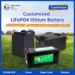 LiFePO4 Lithium Battery 48V 72V 96V 40AH 200AH 300AH 400AH Rechargeable EV Golf