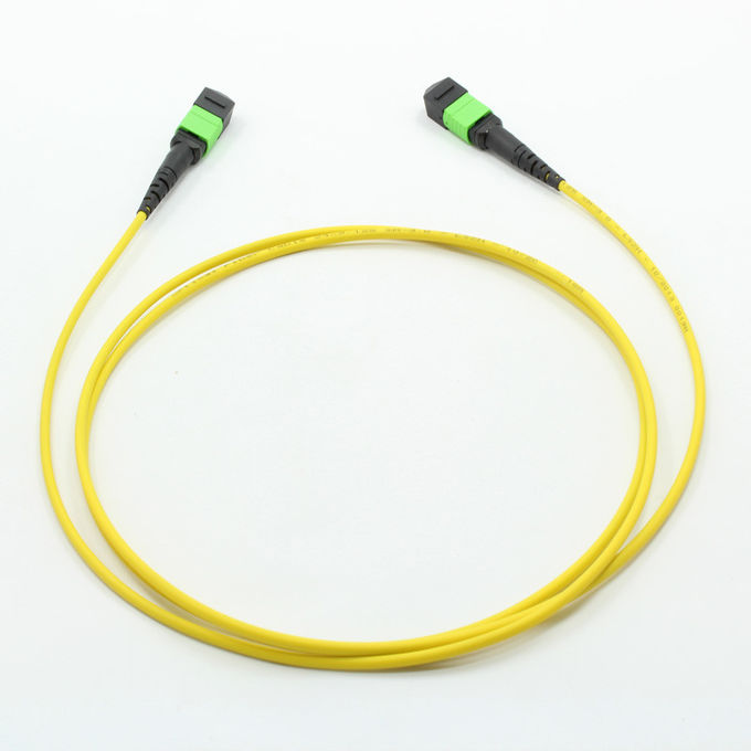 Male/UPC - Male/UPC SMF MPO Fiber Optic Patch Cord 2 To 24 Cores IS0 ROHS Listed