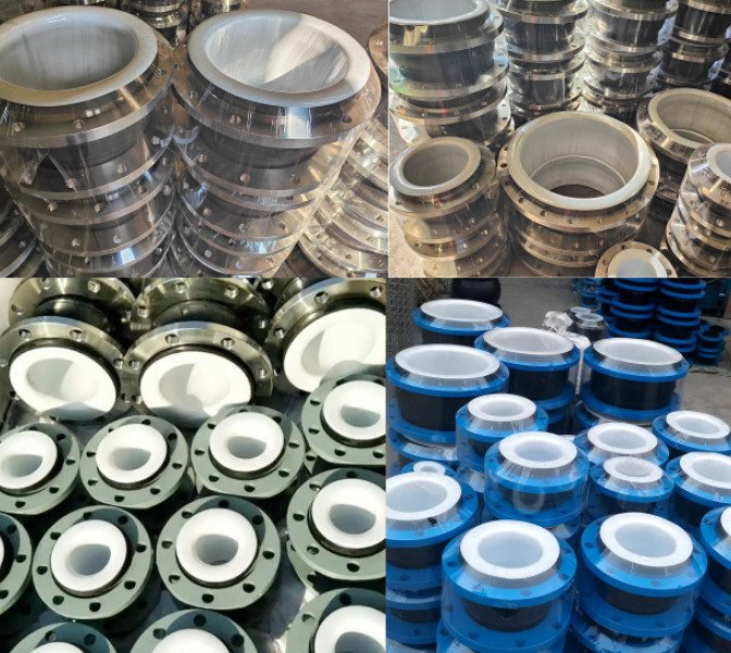 SS316/304 Stainless Steel Flange PTFE Flexible Rubber Expansion Joint Fittings