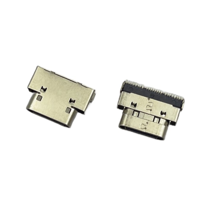 SMT USB3.2 GEN2 Type C Connectors Micro USB Receptacle 24Pin CH1.61mm L8.3mm