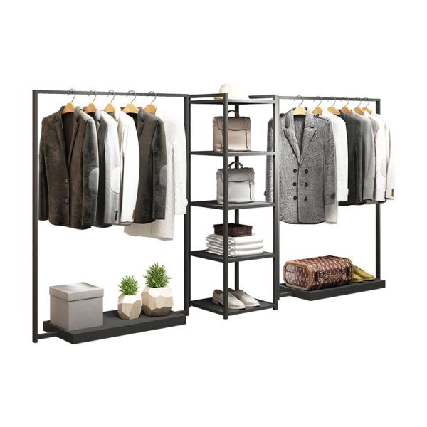 Stainless Steel Cloth Display Stand For Shop Decorative Boutique Pipe Clothing
