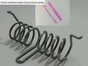 China Low Density Titanium &amp;Alloy Torsion Springs wholesale