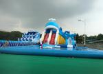 Animal Inflatable Theme Park , Blow Up Water Park Playground PVC Tarpaulin