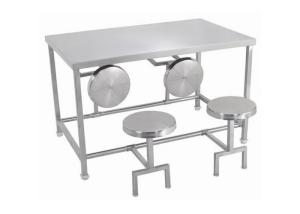 China Random Pattern Stainless Steel Dining Table And Chairs Any Size Available wholesale