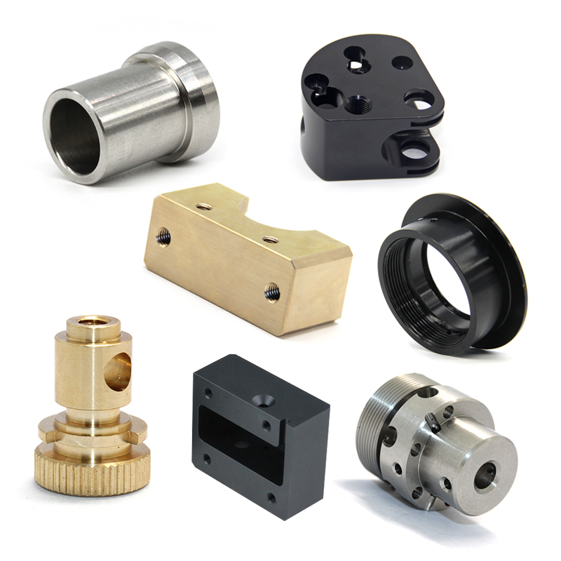 OEM Bronze CNC Turning Parts Anodizing Surface For 3D Printer