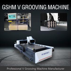 China Anti Skateboard Horizontal V Cutting Machine V Groover Machine For Ornament Industry 1240 wholesale