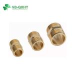 OEM Female / Male Thread Brass Fitting Water Pipe Coupling 20mm