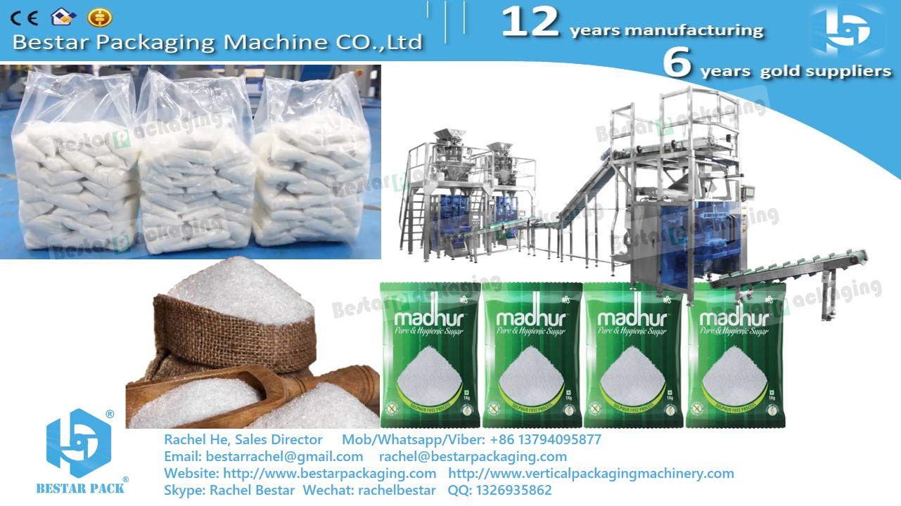 Big Pouch Stacker Packing Machine For Stacking Various Small Bags