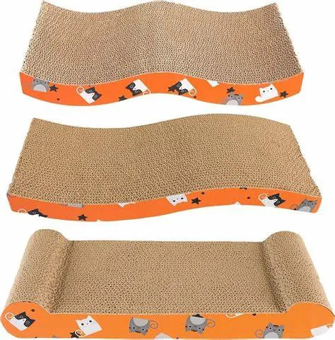 Custom Corrugated Cat Scratcher Sustainable Cat Scratching Posts And Boards