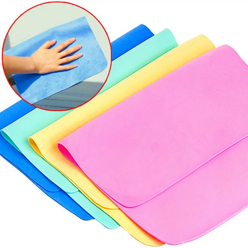 66x43cm Custom Microfiber Cleaning Cloth Soft Machine Washable For House