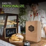 Large Paper Bags Kraft Brown Paper Grocery Bags for Grocery Shopping