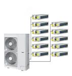 Residential Multi Split Air Conditioner DC Wall Mounted Double Crank