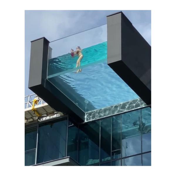 100% Purity High Surface Hardness Aboveground Clear Acrylic Window Home Swimming