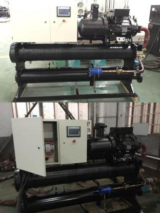 CE Water Cooled Screw Chiller , Carrier Air Cooled Screw Chiller Semi Hermetic