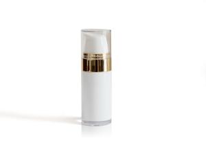 China Reusable Foundation Pump Bottle / Facial Care White Airless Pump Bottle wholesale