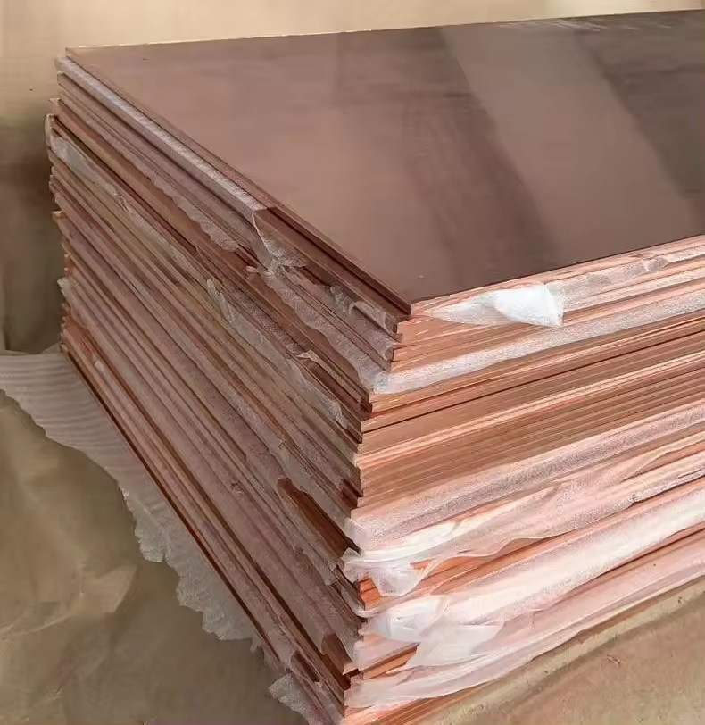 Flat Copper Roofing Sheets Pure Copper Plate C10100 C11000 Price Per Kg