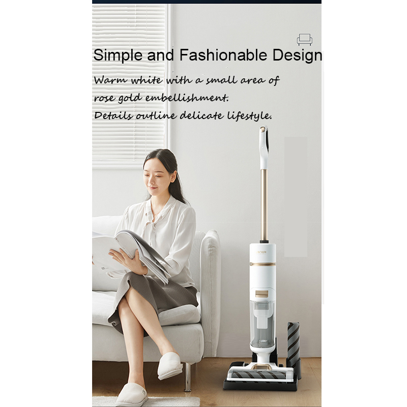 Revolutionary 150W Cordless Cyclone Vacuum Cleaner for Wet Dry Hard Floor Cleaning