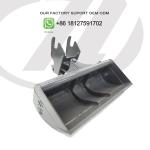 Yellow Black Customized Excavator Cleaning Bucket 0.1-4Cbm Capacity