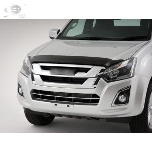 China Bright Black Bonnet Chip Protectors , PMMA Auto Hood Guard wholesale
