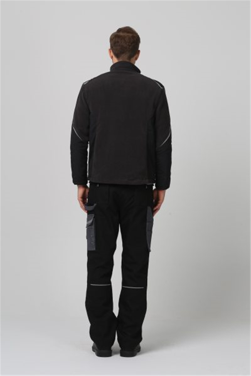 Detectable Hood Cold Weather Workwear 350gsm Cold Jacket For Men