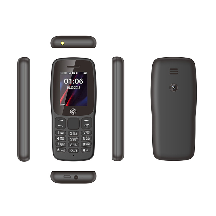 1.44 Inch Big Dual Sim Button Phone Mobile 850 900 1800 1900MHZ For Seniors