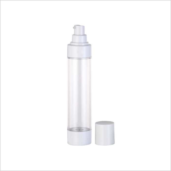 80ml 120ml Airless Bottle Packaging Rotary Airless Pump Bottle With Collar Base