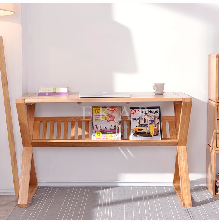 New Style Computer Table Study Solid Wood Book Desk