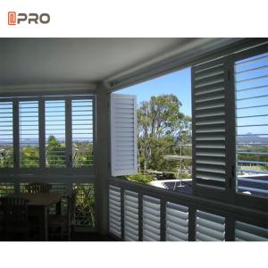China European Aluminium Louver Window Movable Louvers Plantation Shutter Parts wholesale