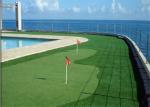 Healthy Golf Artificial Grass , Synthetic Golf Turf Long Life Expectance