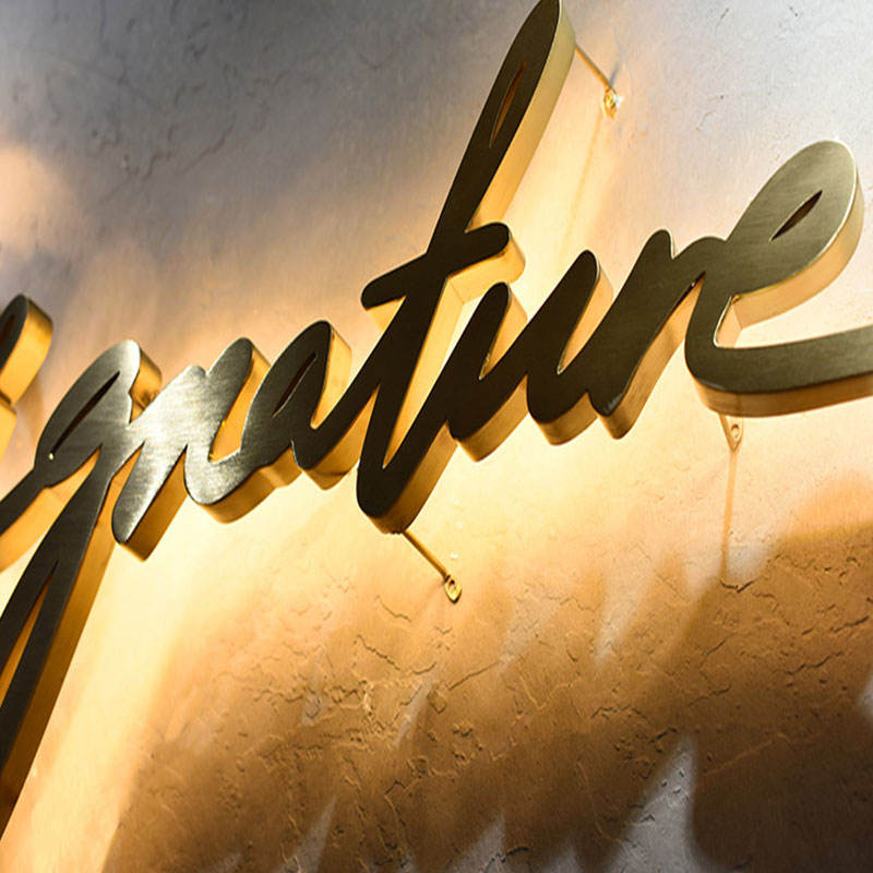4ft Large-Sized Luminous Characters Wholesale Billboard Letter Logo Decoration Background Wall Letter Light Board