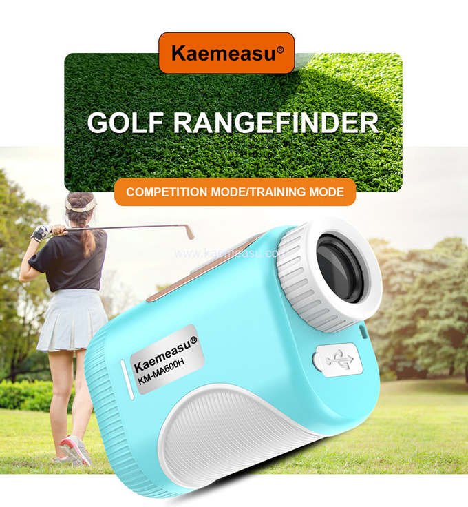 kaemeasu Mini Laser Rangefinder Rechargeable Golf Range Finder With Magnetic Adsorption MA600