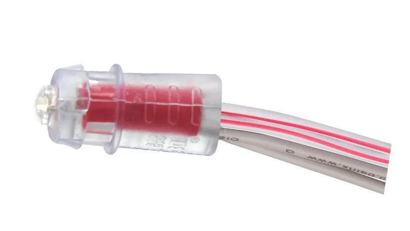 Rustproof IP67 12V 9mm RGB Pixel Light Strings