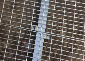 China Custom Steel Grating Clips / Galvanized Grating Clips Silver Appearance wholesale