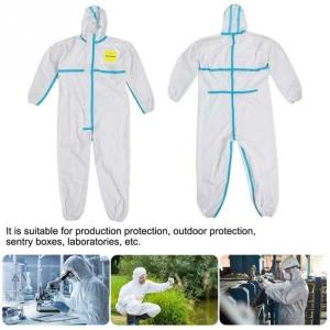 China Anti Fog Sterile Disposable Chemical Suit Block Infections And Germs wholesale