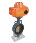Ductile Iron CLASS150 220v Center Disc Butterfly Valve